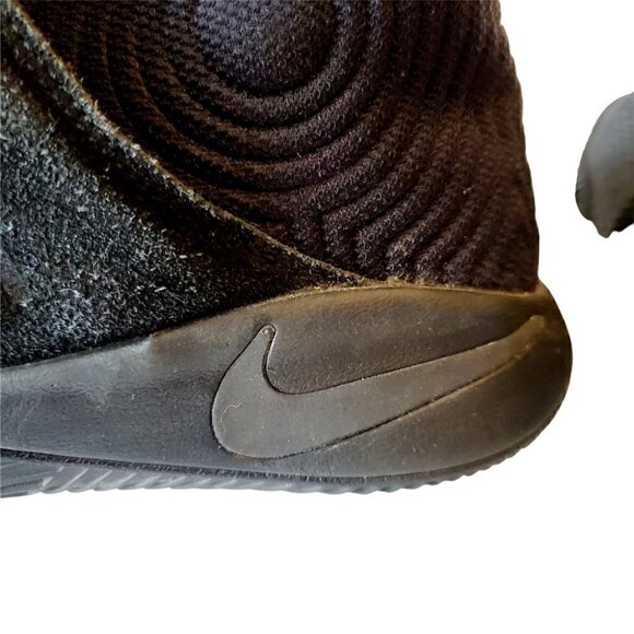 NIKE KYRIE 2 “TOUCH FACTOR” BASKETBALL BLACK SNEAKERS. SIZE 4.5 - Picture 9 of 12